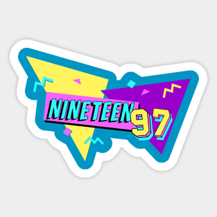 Nineteen97 Sticker